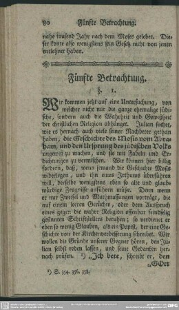 Fünfte Betrachtung