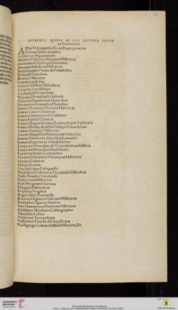 Authores quibus in hac secunda parte potißimum usi sumus