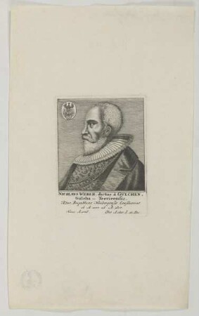 Bildnis des Nicolavs Weber, dictus à Gülchen