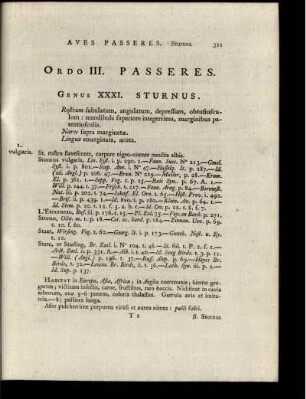 ORDO III PASSERES