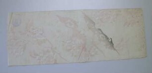 Papierbogen mit Kirschblütenzweigen