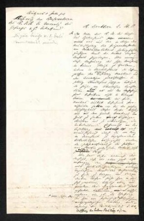 Handschriftliches Schreiben