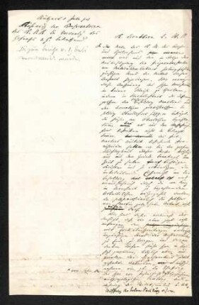 Handschriftliches Schreiben