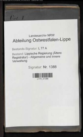 Die Rendanten (Stiftsrentmeister) des Damenstifts zu Lippstadt, Band 1