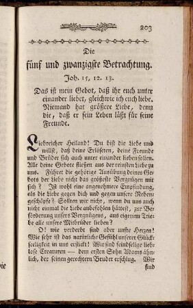 Die fünf und zwanzigste Betrachtung