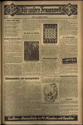 Zweite Ausgabe vom Donnerstag, den 27. Juni 1935.