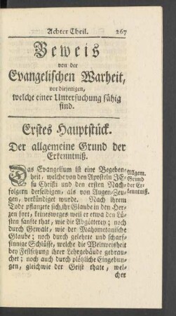 Erstes Hauptstück. Der allgemeine Grund [...]