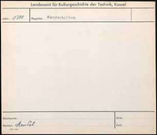 Handschriften
