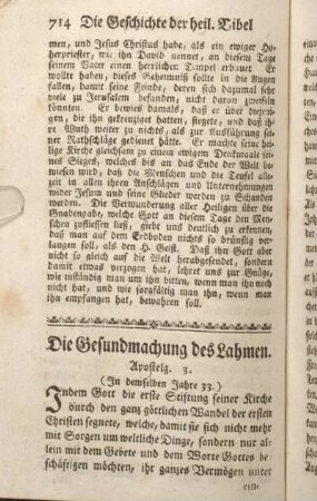 Die Gesundmachung des Lahmen. Apostelg. 3.