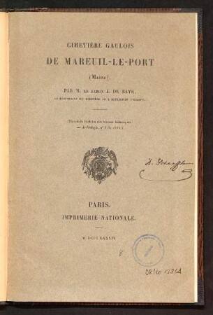 Cimetière gaulois de Mareuil-le-Port (Marne)