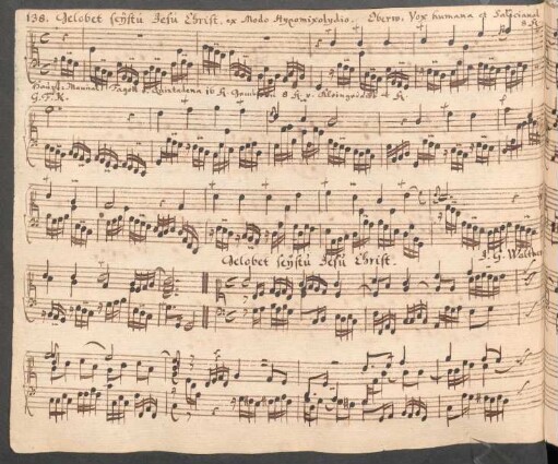 Gelobet seist du Jesu Christ; org; 7t