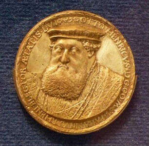 Medaille auf Kurfürst Ottheinrich von der Pfalz