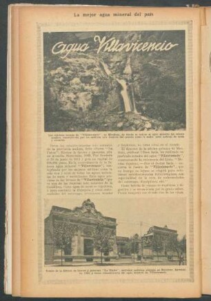 Agua Villavicencio : La mejor agua mineral del país