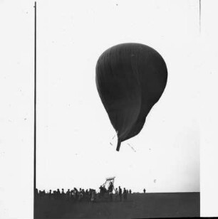 Eine Fahrt im Luftballon : Deutschland. Eine Fahrt im Luftballon. Landung. Das Aufreissen des Ballons