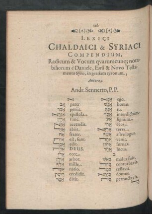 Lexici Chaldaici & Syriaci Compendium, ...