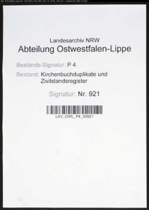 Kirchenbuchduplikate der evangelischen Gemeinde Linden (GHT 1819-1848, GHT 1851-1860). (Gemeinde: Linden, evangelische Gemeinde)