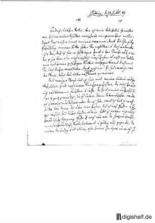 10: Brief von Friedrich Bouterwek an Johann Wilhelm Ludwig Gleim