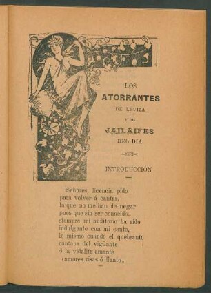 Los atorrantes de levita y los jailaifes del día : Introducción