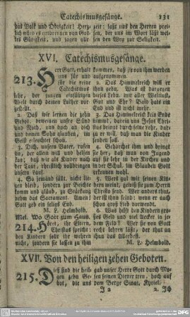 XVII. Von den heiligen zehen Geboten