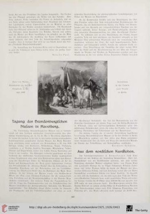 Aus dem nordischen Kunstleben