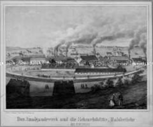 Halsbrücke bei Freiberg, Amalgamierwerk und Schmelzhütte