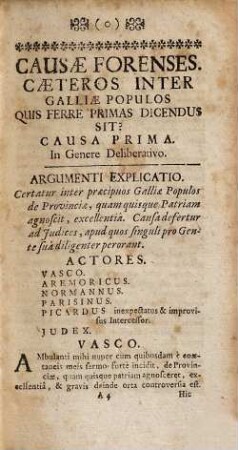 Bibliotheca Rhetorum Praecepta Et Exempla Complectens : Quae Tam Ad Oratoriam Facultatem, Quam Ad Poeticam Pertinent, 3. In Quo Causae Forenses, Liber Epistolarum, Liber Fabularum, et Oratiunculae