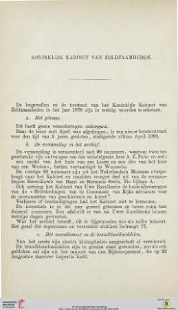Koninklijk Kabinet van Zeldzaamheden