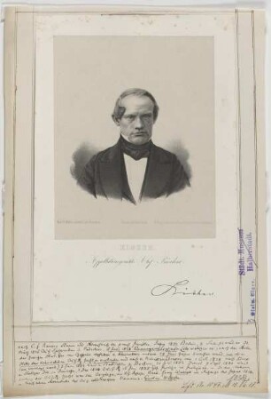 Bildnis des Gustav Wilhelm Kisker