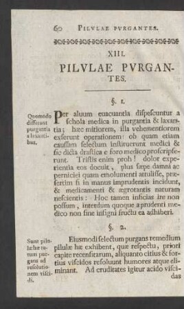 XIII. Pilulae Purgantes
