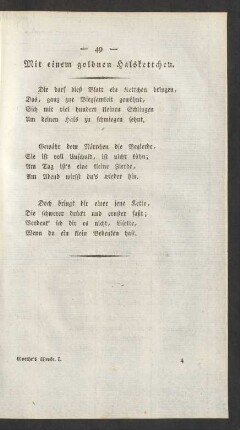 Mit einem goldnen Halskettchen.
