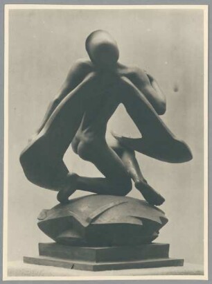 Stürzender Flieger, 1917/19, Bronze