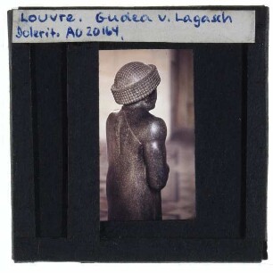 Sumerische Plastik, Gudea Statuen,Sumerische Plastik, Gudea Statue (Louvre, AO20164)