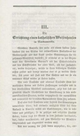 76-84 Die Errichtung eines katholischen Waisenhauses in Nordamerika