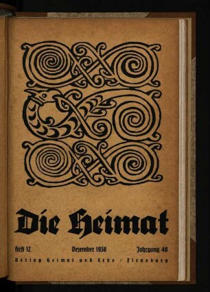 Heft 12 Dezember 1938 Jahrgang 48