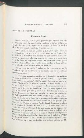 Hombres y figures - Francisco Ayala