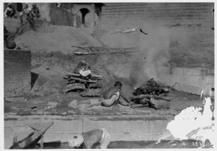 Varanasi (Benares), Indien. Hinduistische Leichenverbrennung