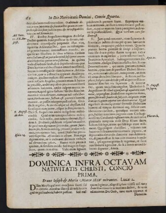 Dominica Infra Octavam Nativitatis Christi