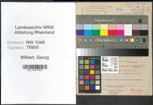 Entnazifizierung Georg Milbert , geb. 12.12.1894 (Lehrer)