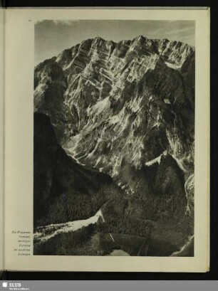 Die Watzmann-Ostwand, mächtigste Felswand der nördlichen Kalkalpen