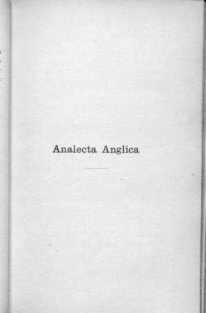 Analecta Anglica