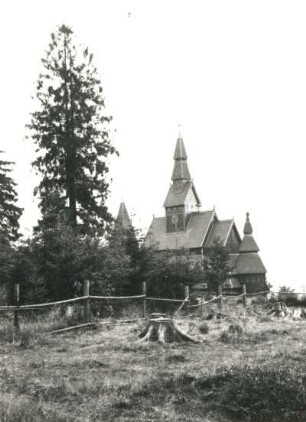 Hahnenklee-Bockswiese. Gustav-Adolf-Stabkirche (1907-1908, K. Mohrmann)