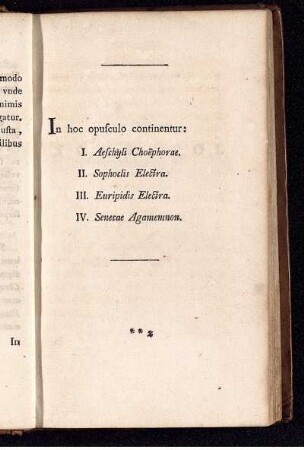 In hoc opusculo continentur: