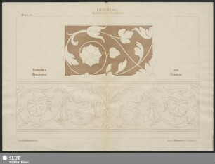 Renaissance-Ornamentik, Gemaltes Ornament aus Mantua