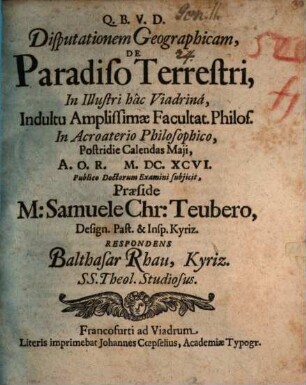 Disp. geogr. de paradiso terrestri