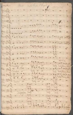 Messen. Auszüge (Sanctus); V (4), Coro (2), orch, timp; D-Dur
