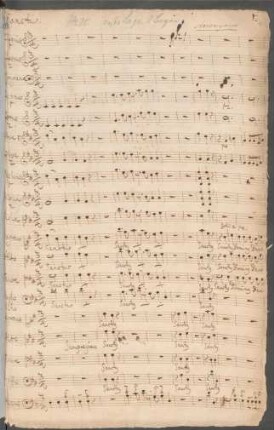 Messen. Auszüge (Sanctus); V (4), Coro (2), orch, timp; D-Dur