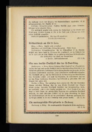 Eine neue deutsche Denkschrift über den U=Boot=Krieg.