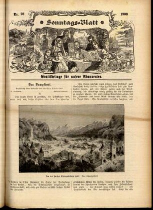 Ausgabe vom Sonntag, den 15. Juli 1900.