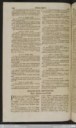 Psalmi XLV. Dispositio. Rosa. Epithalamium Christi