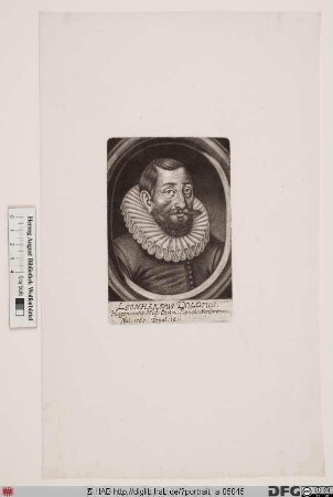 Bildnis Leonhard Doldius